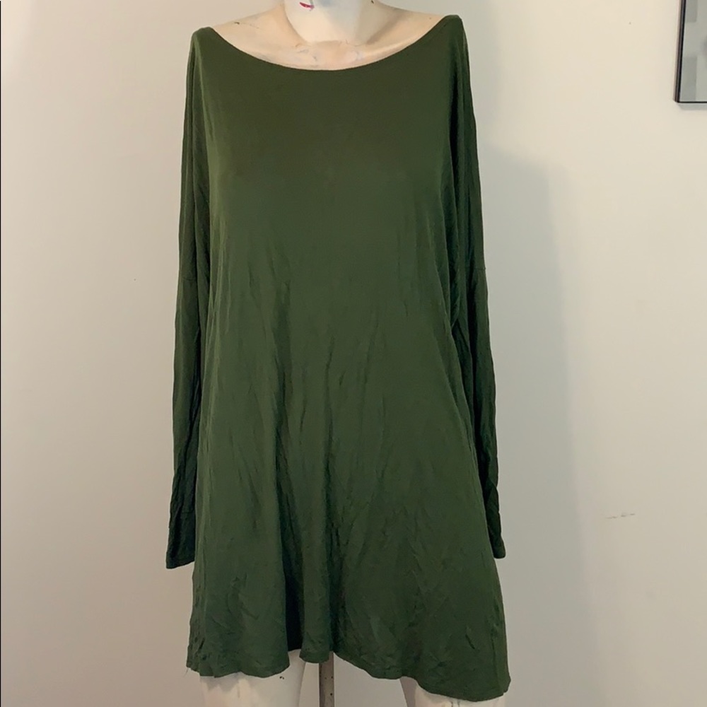 Hunter Green Oversized Kate Tunic